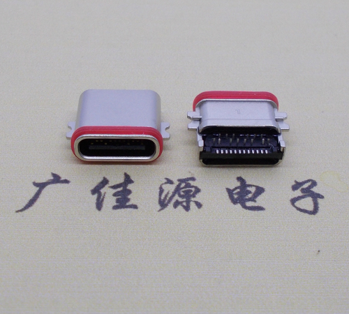 沉板1.0防水石排镇usb 3.1 type c24p前贴后插座