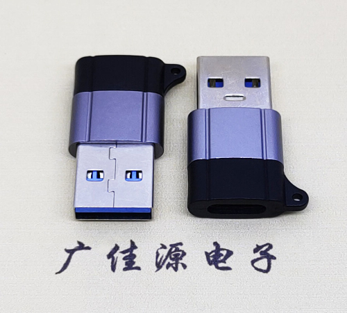 石排镇USB3.0A公对Type-C母口双用数据转接头